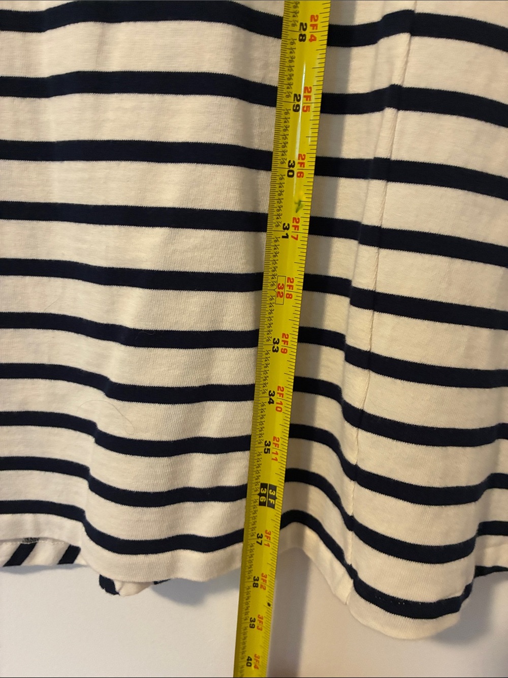 🇺🇸 BOGO 🇺🇸 Lauren Ralph Lauren Drop Waist Navy and White Striped Dress - Picture 7 of 9